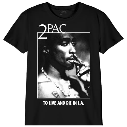 TUPAC Jungen Botupacts003 T-Shirt, Schwarz, 12 Jahre von Tupac Shakur