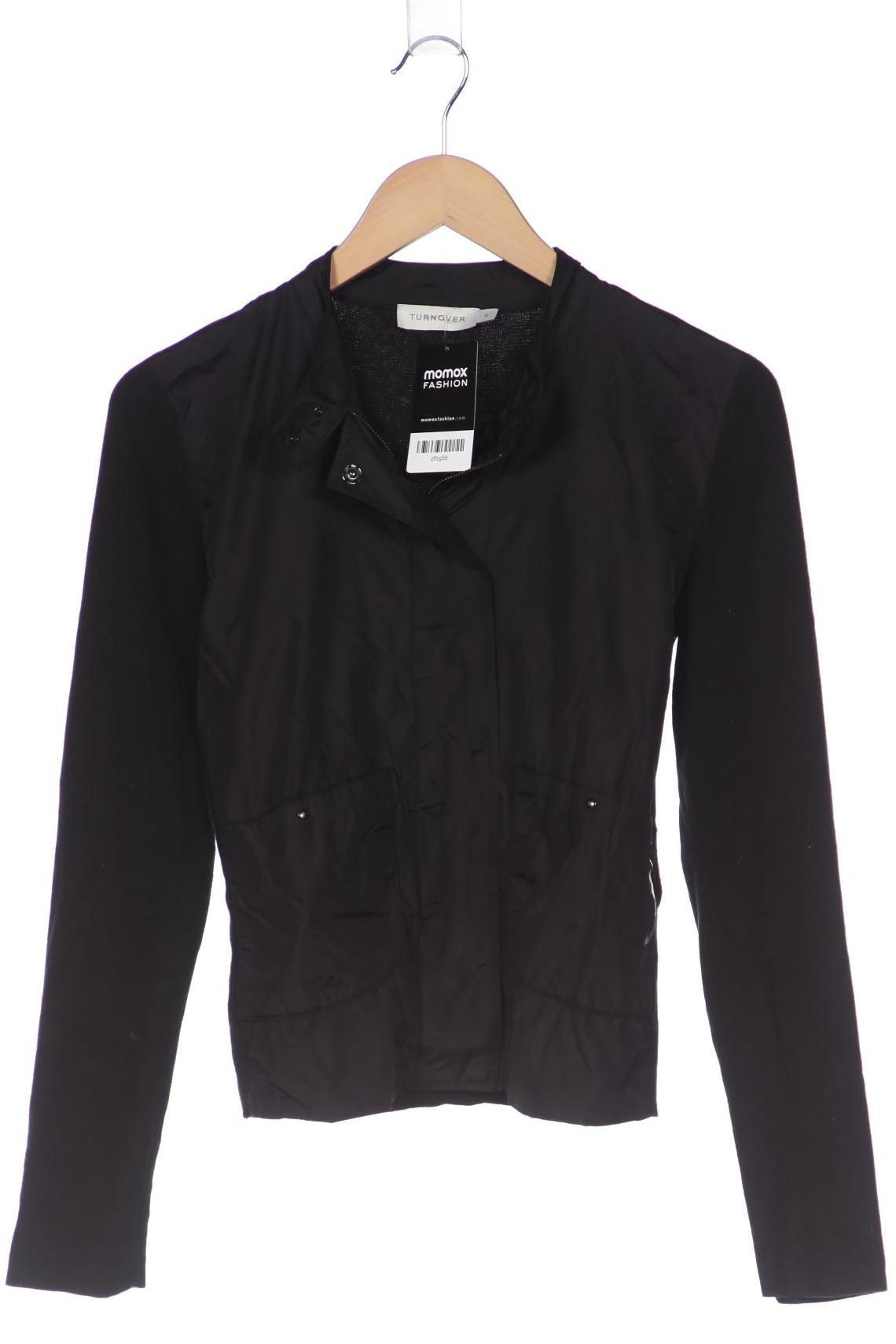 TURNOVER Damen Jacke, schwarz von TURNOVER