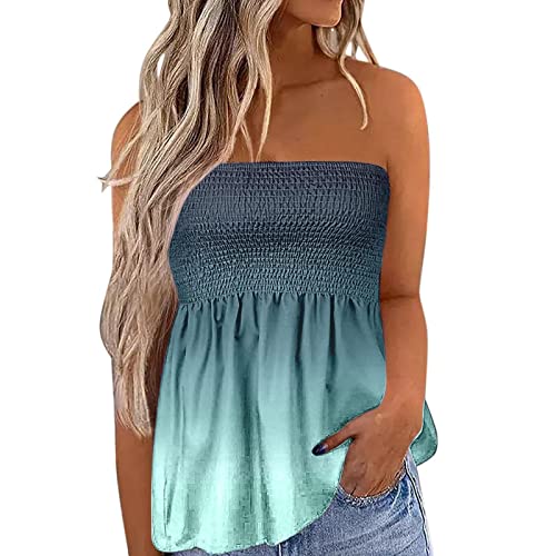 TURWXGSO Damen Ärmellos V-Ausschnitt Rüschen Lässig Herzdruck Tanktop Top Bluse von TURWXGSO