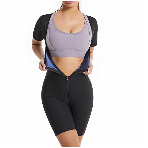 TURWXGSO Damen Leggings High Waisted Body Bauchkontrolle Unter Kleid Shorts Shaper Shorts Shapewear Jumpsuit Casual Sport Oberschenkel Abnehmen Jumpsuit Workout Running Short von TURWXGSO