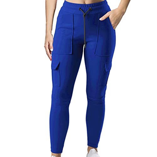 TURWXGSO Damen Wanderhose Outdoorhose Wasserdicht Schnelltrockend Stretch Trekkinghose Funktionshose mit Tasche Kordelzug Laufhose Freizeithosen Schnelltrocknend mit Gürtel Sommer Herbst von TURWXGSO