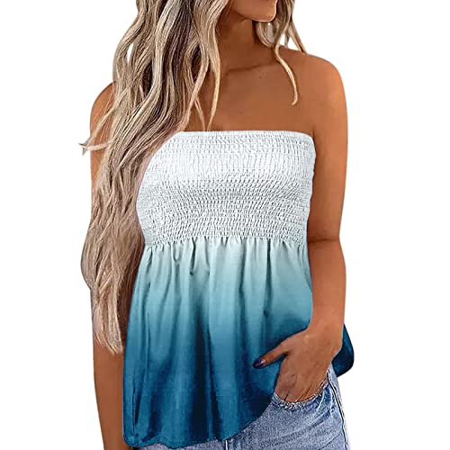 TURWXGSO Top Mit Freiem Rücken Frauen Sommer Ärmellose Schmetterling gedruckt V-Ausschnitt Spitze Tanktops lässige Weste Tops Lauftop Damen von TURWXGSO