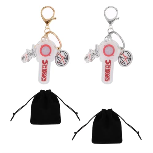 TURYYUER Stray Kids SKZOO Schlüsselanhänger Set – 2-teiliges Stray Kids Merch für Kpop Fans, süße SKZOO Anhänger, (2) von TURYYUER