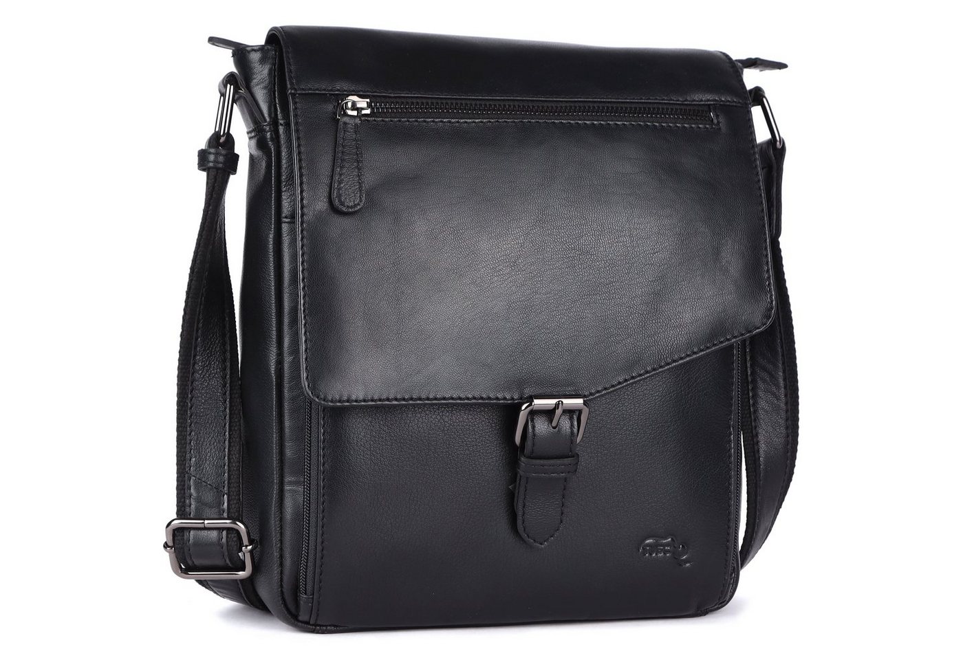 TUSC Messenger Bag Pictor, Premium Ledertasche für Tablet bis 10,5 Zoll von TUSC