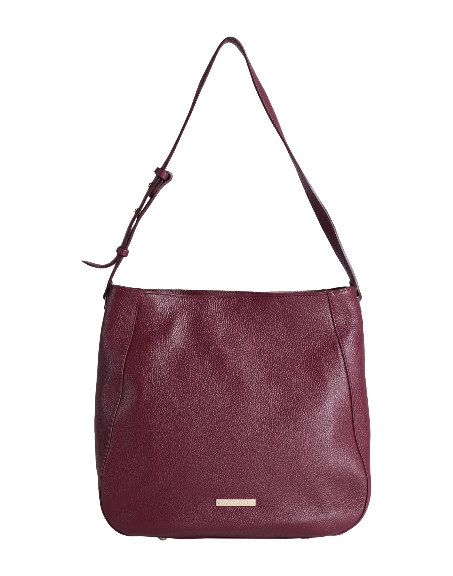 TUSCANY LEATHER Schultertasche Damen Bordeaux von TUSCANY LEATHER