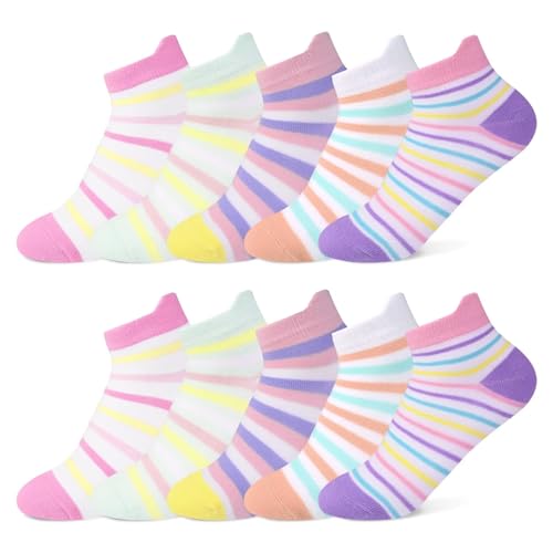 TUUHAW Kindersocken 23-26 Socken 23-26 Mädchen 10 Paar Schulkind Socken Mädchen Socken Baby 12-18 Monate Haussocken Kinder Sneakersocken Kindersocken Strümpfe Baumwollsocken von TUUHAW