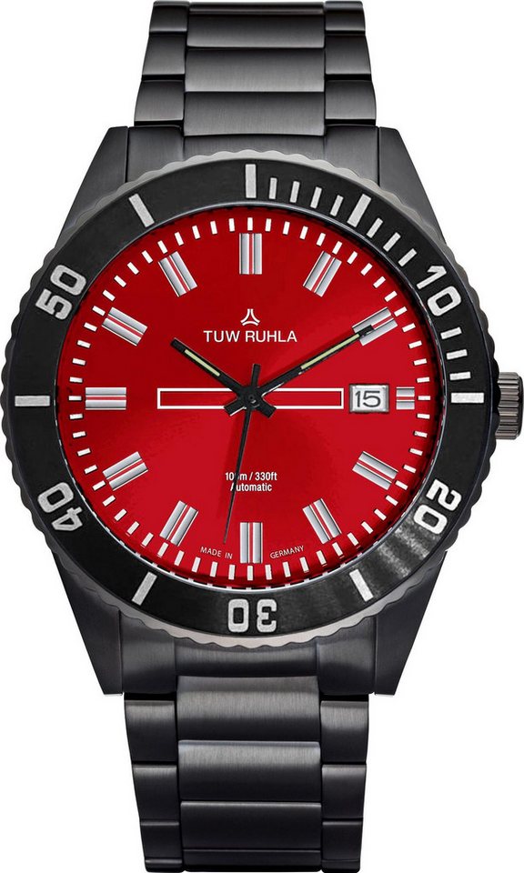 TUW Ruhla Automatikuhr Globetrotter Herren Automatikuhr, Massives Gehäuse von TUW Ruhla