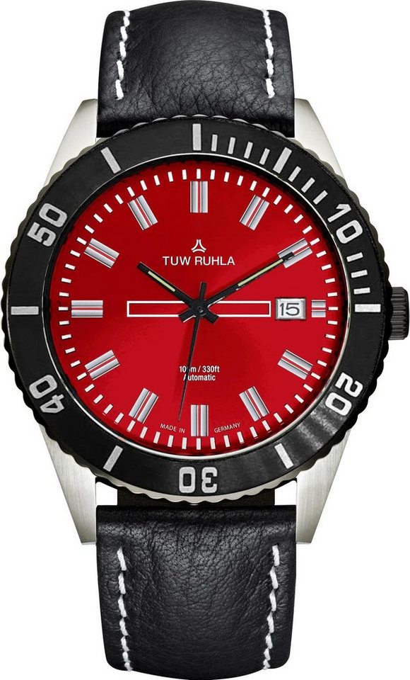 TUW Ruhla Automatikuhr Globetrotter Herren Automatikuhr, Massives Gehäuse von TUW Ruhla