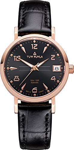 TUW Ruhla Thuringia Vintage 11132-024502 Damen Automatikuhr Klassisch schlicht von TUW Ruhla