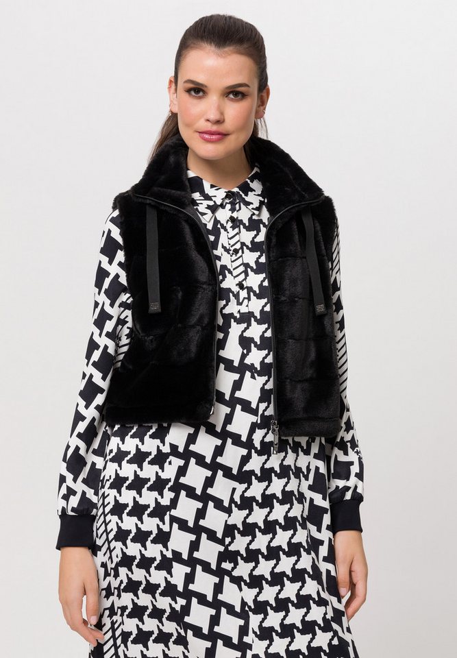 TUZZI Fellimitatweste aus kuschelig weichem Plüsch von TUZZI