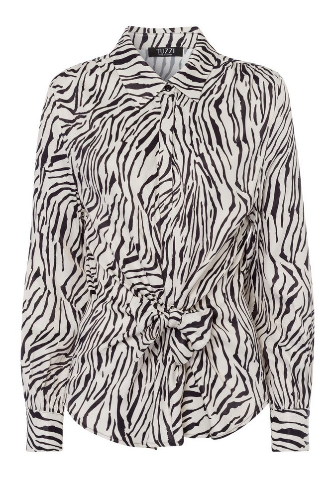TUZZI Langarmbluse Langarmbluse URBAN GLAM mit raffiniertem Knotendet von TUZZI