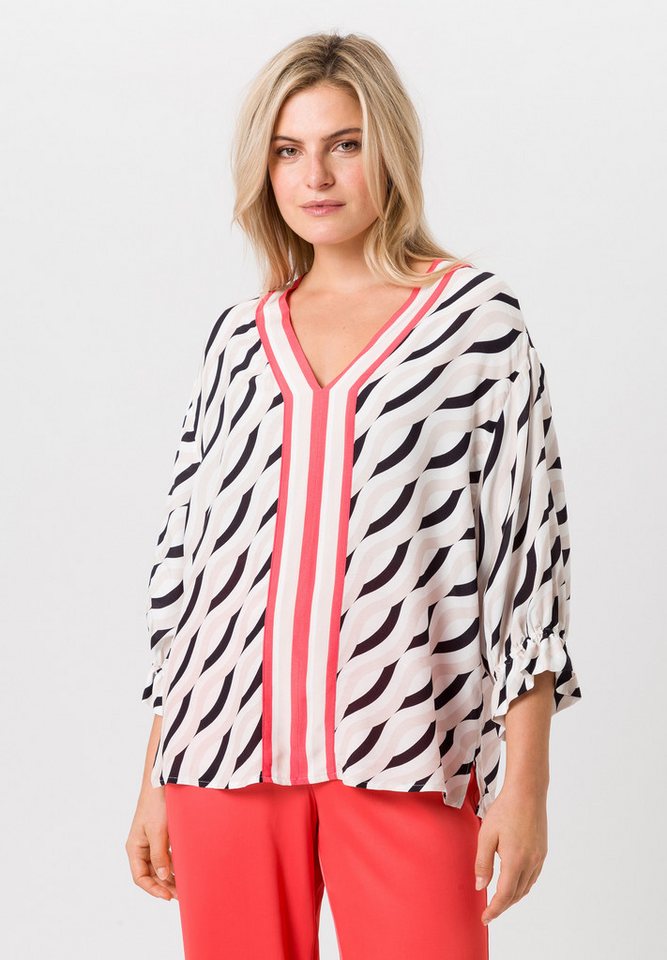 TUZZI Langarmbluse mit Kontrast-Details von TUZZI