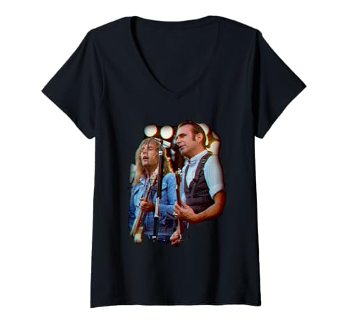 Damen TV Times Rick und Francis von Status Quo T-Shirt mit V-Ausschnitt Damen TV Times Rick und Francis von Status Quo T-Shirt mit V-Ausschnitt von TV Times