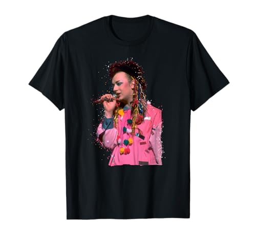 TV Times Boy George 80er Jahre Partikeleffekt T-Shirt TV Times Boy George 80er Jahre Partikeleffekt T-Shirt von TV Times