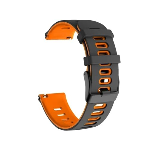 TVKSIPAR 20 Mm 22 Mm Sportarmband Passend For Garmin Fit For Venu 3 Band Uhrenarmband Ersatz Silikonarmband Passend For Forerunner 165 265 255 Music For Vivoactive 4(Antique Black,20mm) von TVKSIPAR