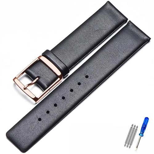 TVKSIPAR Lederarmband Passend For CK K2G211K2G231K2Y211K2Y231 Armband Mit Kettenschnalle For Herren Und Damen, 16 Mm, 18 Mm, 20 Mm, 22 Mm Armband(Smokey Mauve,18mm) von TVKSIPAR