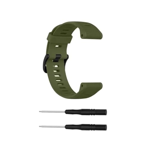 TVKSIPAR Sport-Silikonarmband Passend For Garmin For Forerunner 945/935 Armband Uhrenarmband Ersatzarmband + Schraubendreher(Green) von TVKSIPAR