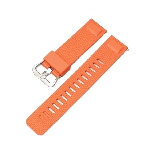 TVKSIPAR TPU-Silikon-Uhrenarmband passend for Casio passend for PROTREK PRW-6900 PRW-6800/3400 Herren, wasserdicht, Sport, Schnellverschluss, Uhrenzubehör, 23 mm(Orange) von TVKSIPAR