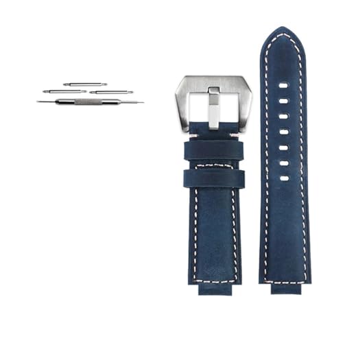 TVKSIPAR Uhrenarmband Passend For Casio Passend For G-SHOCK GM-2100 GA2100 GA-2100 GM110 GA-110/120 GD-110 Armband Armband 24 X 16 Mm(Blue-silver) von TVKSIPAR