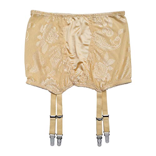 TVRtyle S503G Damen Übergröße Golden Sexy Vintage Metallclips Strumpfband Gürtel für Strümpfe - Wei� - Groß von TVRtyle