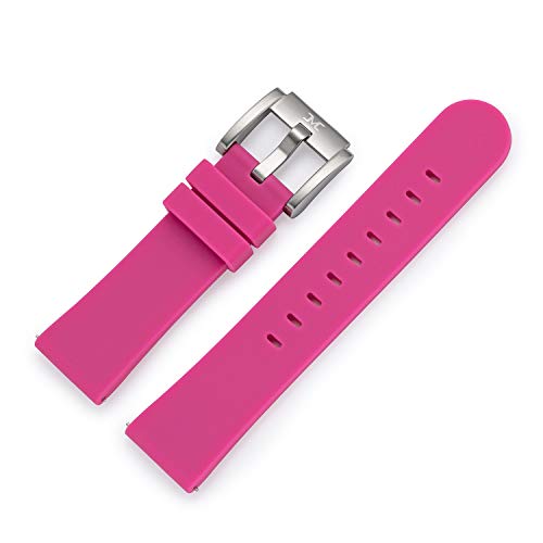 TW Steel Marc Coblen Armband Uhrenband Uhrenarmband Silikon 22 MM Pink SB_P_S von TW Steel