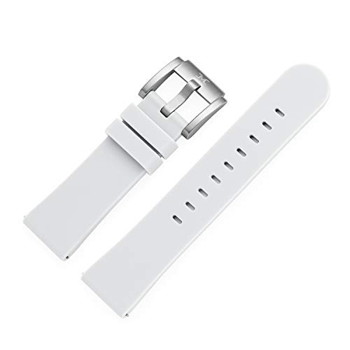 TW Steel Marc Coblen Armband Uhrenband Uhrenarmband Silikon 22 MM Weiss SB_W_S von TW Steel