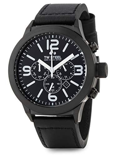 TW Steel Herren Uhr Armbanduhr Chrono Marc Coblen Edition TWMC42 Lederband von TW Steel