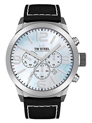 TW Steel Herren Uhr Armbanduhr Chrono Marc Coblen Edition TWMC34 Lederband von TW Steel