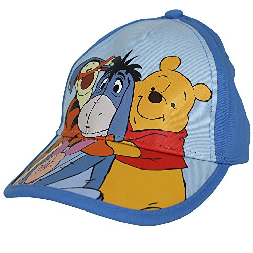 TW24 Cap für Kinder mit Motiv- und Größenauswahl - Kinder Cappie - Kinder Baseball Cap - Mädchen Jungen Hut - Baseball Kappe - verstellbar Baseballmütze (48, Winnie Puuh and Friends) von TW24