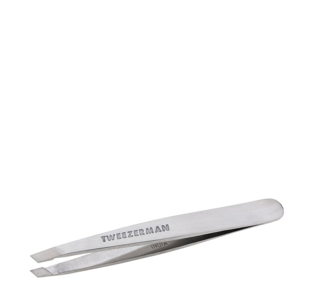 TWEEZERMAN Pinzette Mini Slant Tweezer - Variant: Steel von TWEEZERMAN