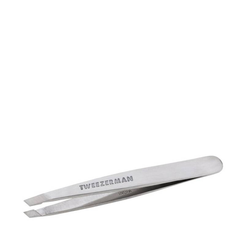 TWEEZERMAN Pinzette Mini Slant Tweezer - Variant: Steel von TWEEZERMAN
