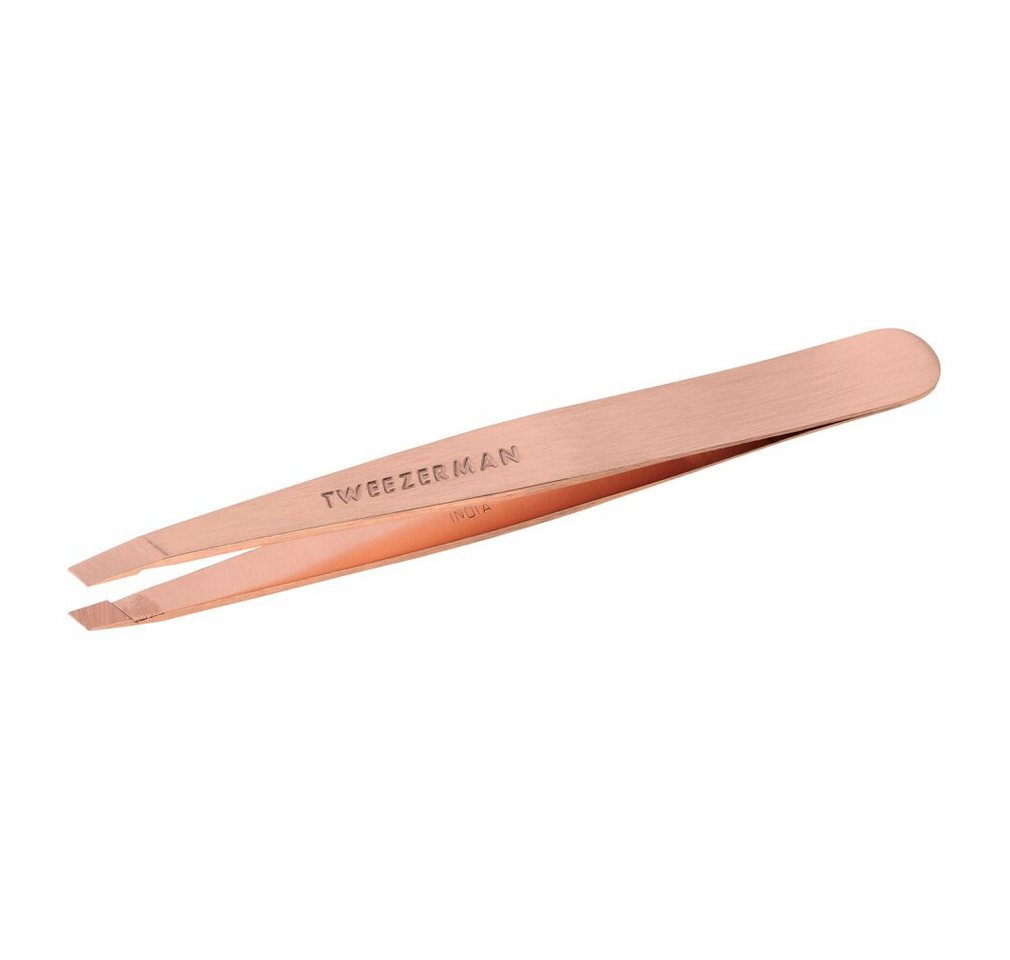 TWEEZERMAN Pinzette Pinzette Schräg Rosé Gold, 1 St von TWEEZERMAN