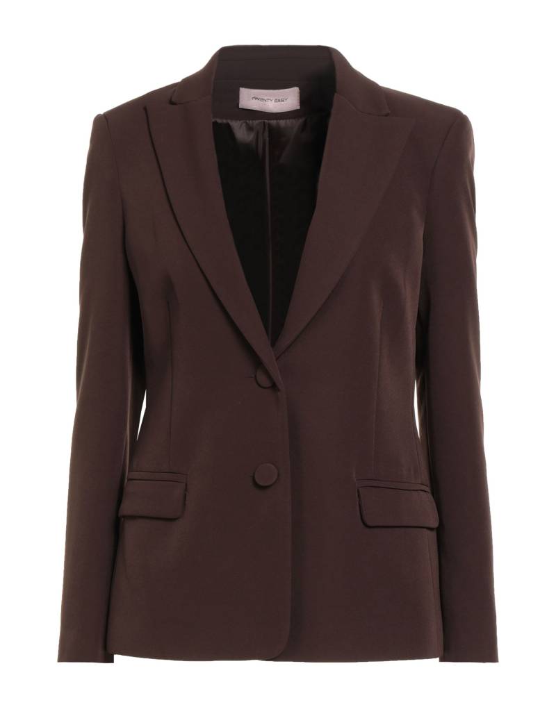 TWENTY EASY by KAOS Blazer Damen Schokobraun von TWENTY EASY by KAOS