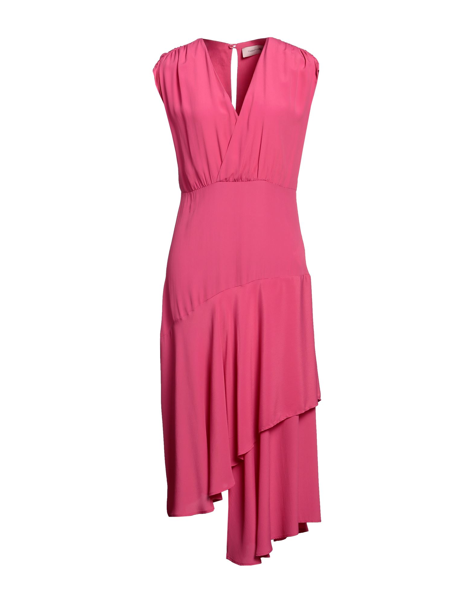 TWENTY EASY by KAOS Midi-kleid Damen Fuchsia TWENTY EASY by KAOS Midi-kleid Damen Fuchsia von TWENTY EASY by KAOS