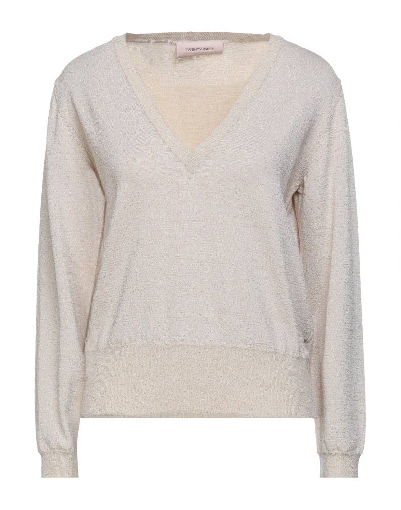 TWENTY EASY by KAOS Pullover Damen Beige von TWENTY EASY by KAOS