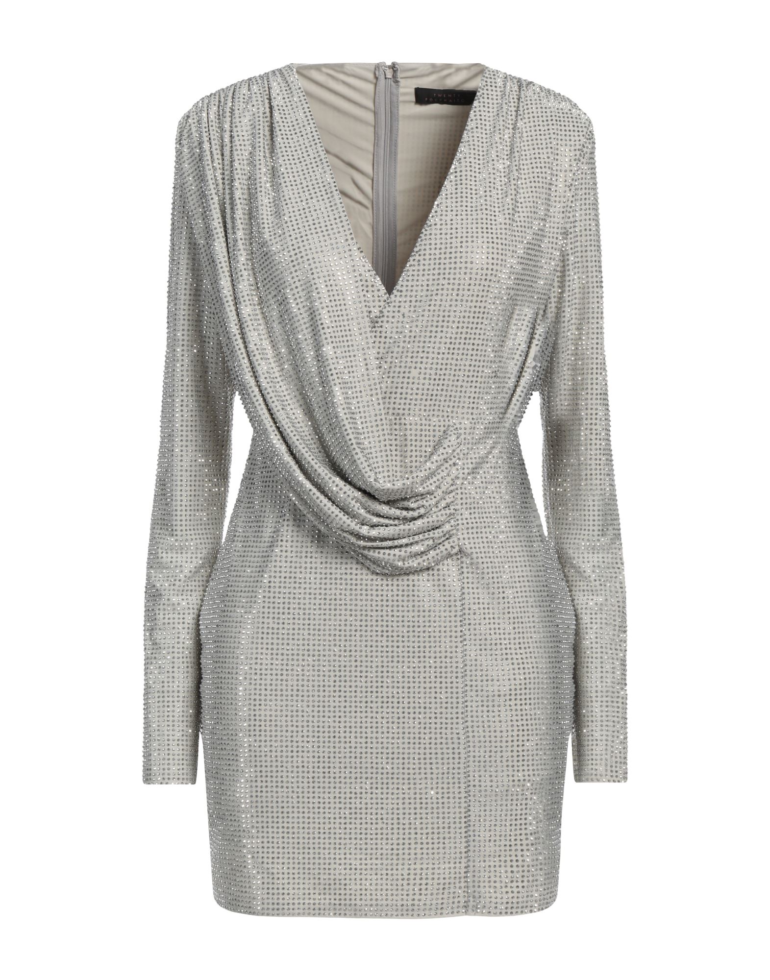 TWENTY FOUR HAITCH Mini-kleid Damen Hellgrau TWENTY FOUR HAITCH Mini-kleid Damen Hellgrau von TWENTY FOUR HAITCH