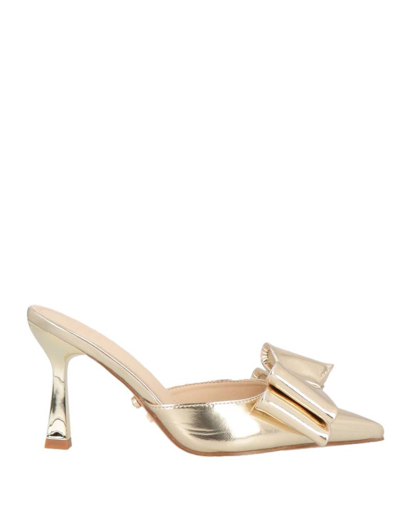 TWENTY FOUR HAITCH Mules & Clogs Damen Gold von TWENTY FOUR HAITCH