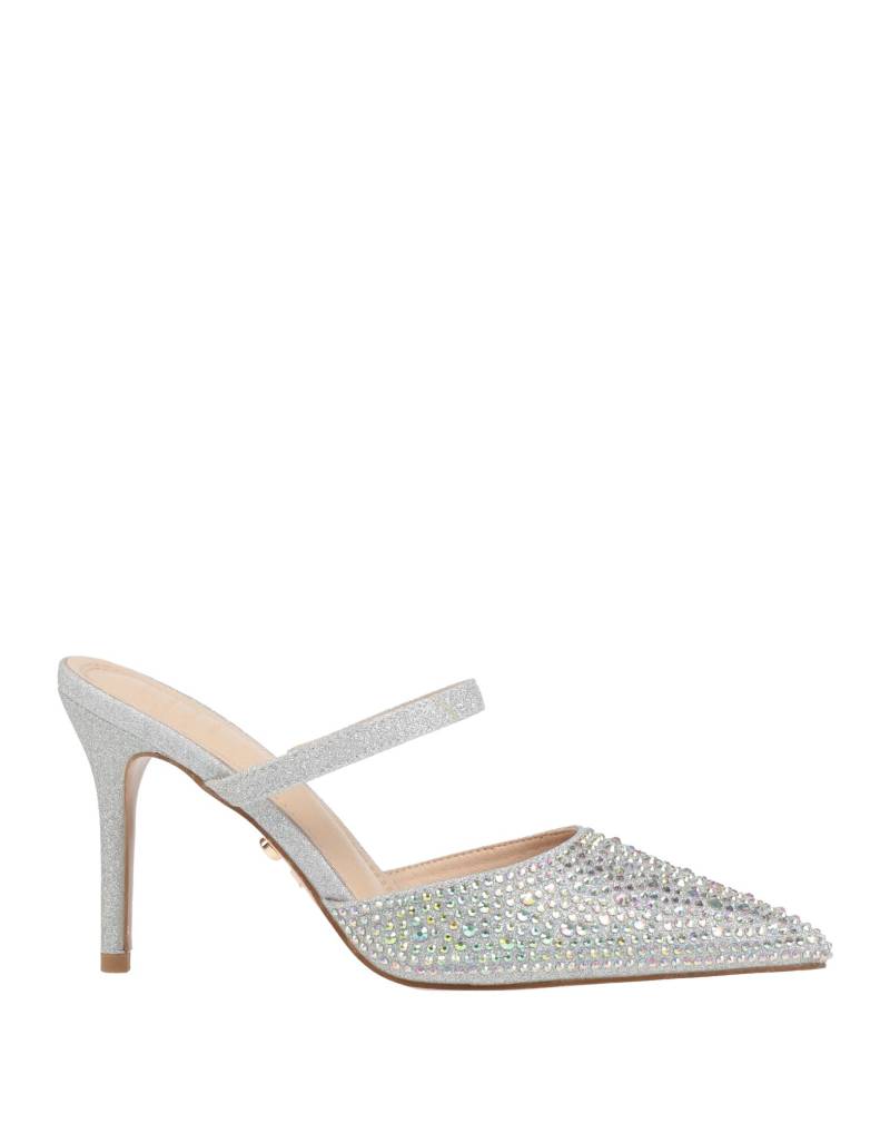 TWENTY FOUR HAITCH Mules & Clogs Damen Silber von TWENTY FOUR HAITCH