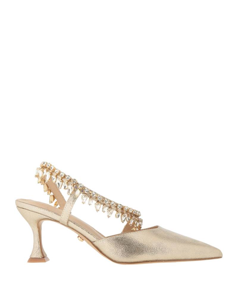 TWENTY FOUR HAITCH Pumps Damen Gold von TWENTY FOUR HAITCH