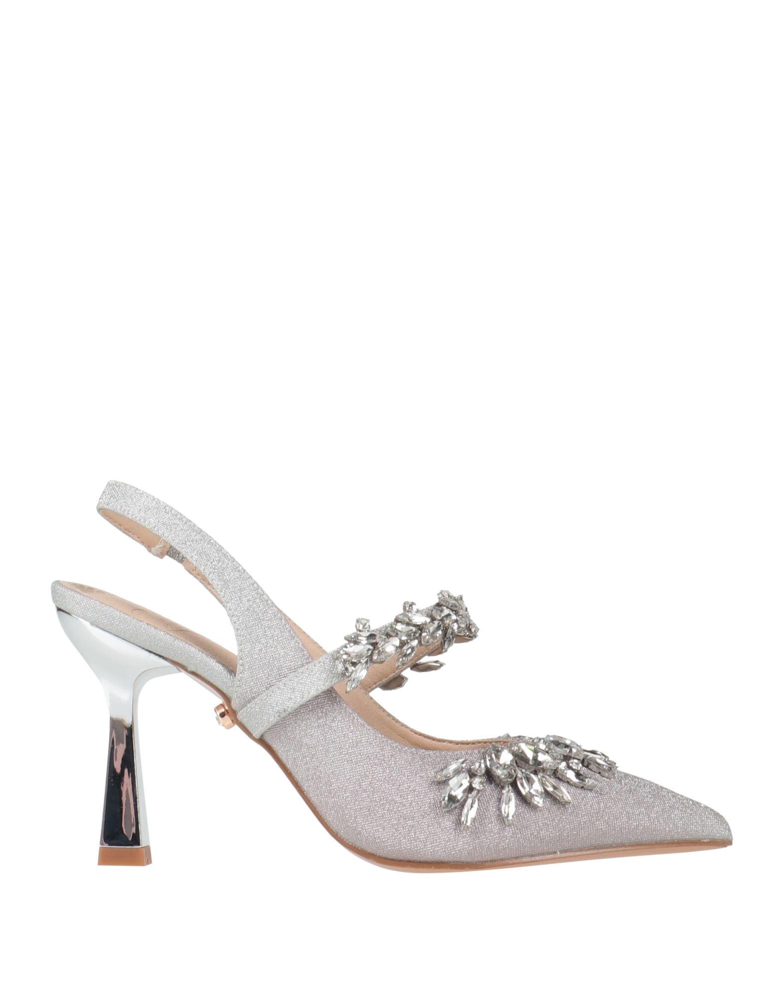 TWENTY FOUR HAITCH Pumps Damen Silber von TWENTY FOUR HAITCH