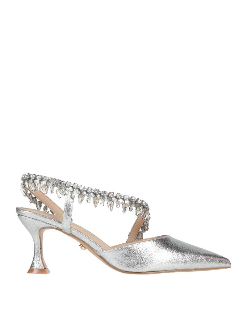 TWENTY FOUR HAITCH Pumps Damen Silber von TWENTY FOUR HAITCH