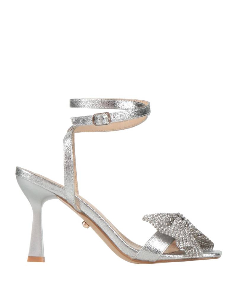 TWENTY FOUR HAITCH Sandale Damen Silber von TWENTY FOUR HAITCH