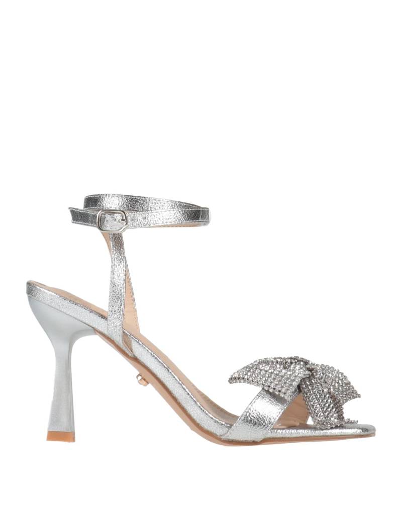 TWENTY FOUR HAITCH Sandale Damen Silber von TWENTY FOUR HAITCH