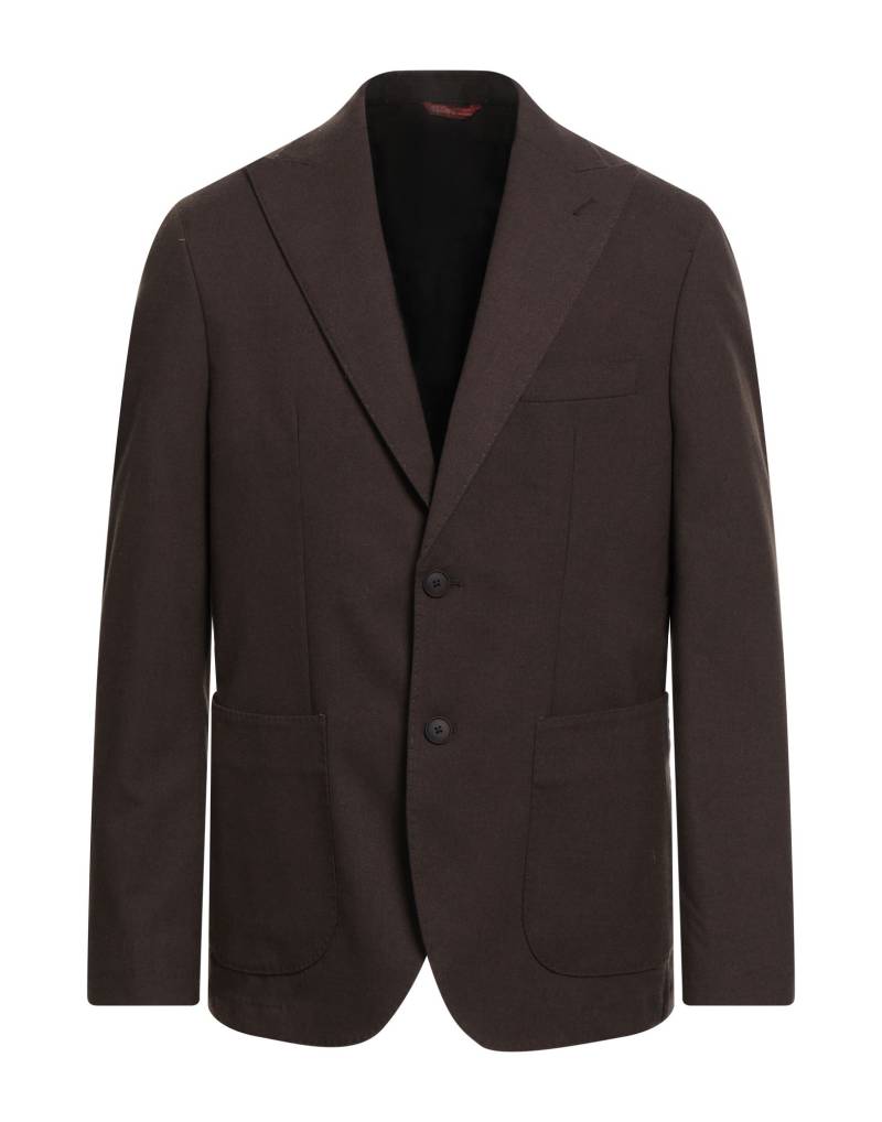 TWENTY-ONE by ANTONIO CARNEVALE Blazer Herren Dunkelbraun von TWENTY-ONE by ANTONIO CARNEVALE