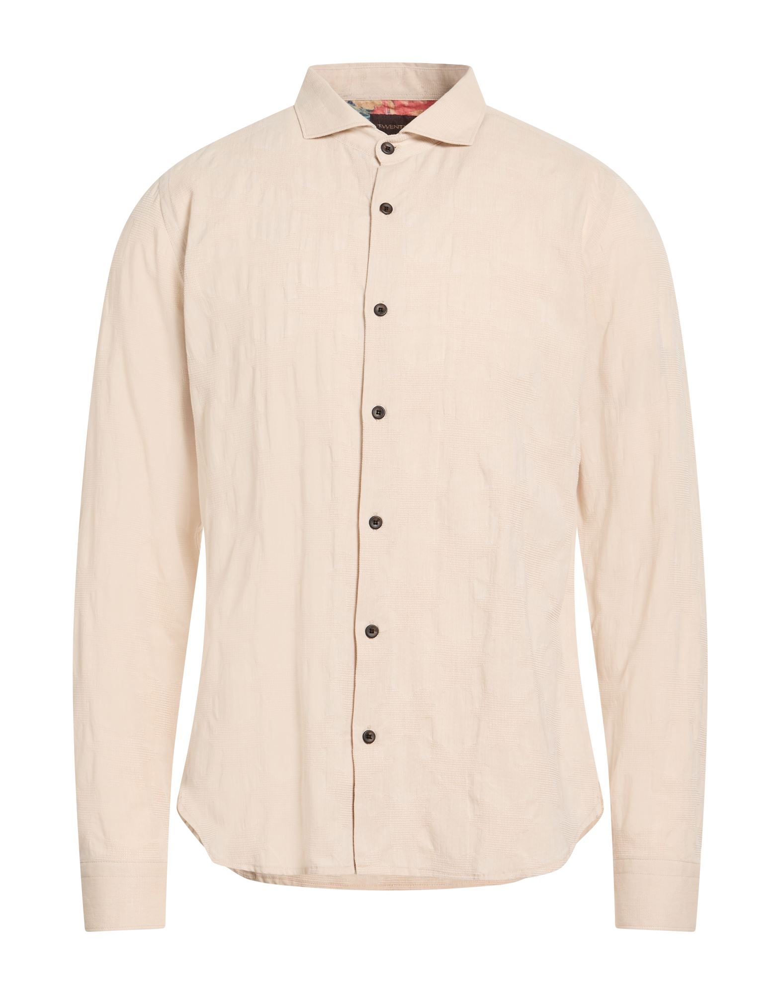 TWENTY-ONE by ANTONIO CARNEVALE Hemd Herren Beige von TWENTY-ONE by ANTONIO CARNEVALE