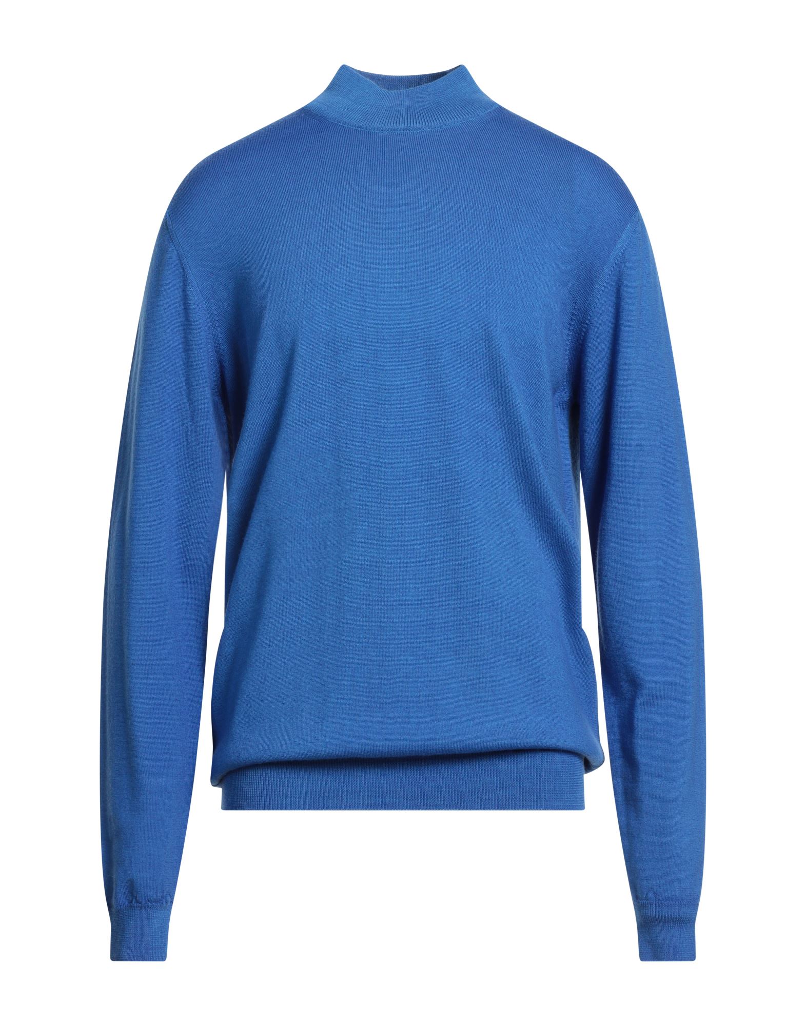 TWENTY-ONE by ANTONIO CARNEVALE Rollkragenpullover Herren Blau von TWENTY-ONE by ANTONIO CARNEVALE