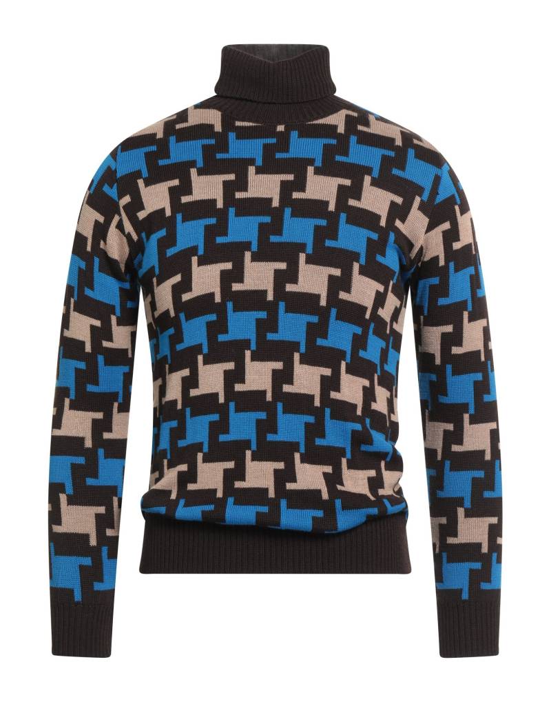 TWENTY-ONE by ANTONIO CARNEVALE Rollkragenpullover Herren Dunkelbraun von TWENTY-ONE by ANTONIO CARNEVALE