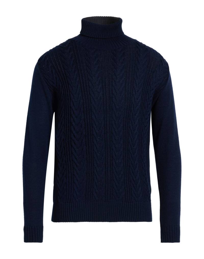 TWENTY-ONE by ANTONIO CARNEVALE Rollkragenpullover Herren Nachtblau von TWENTY-ONE by ANTONIO CARNEVALE