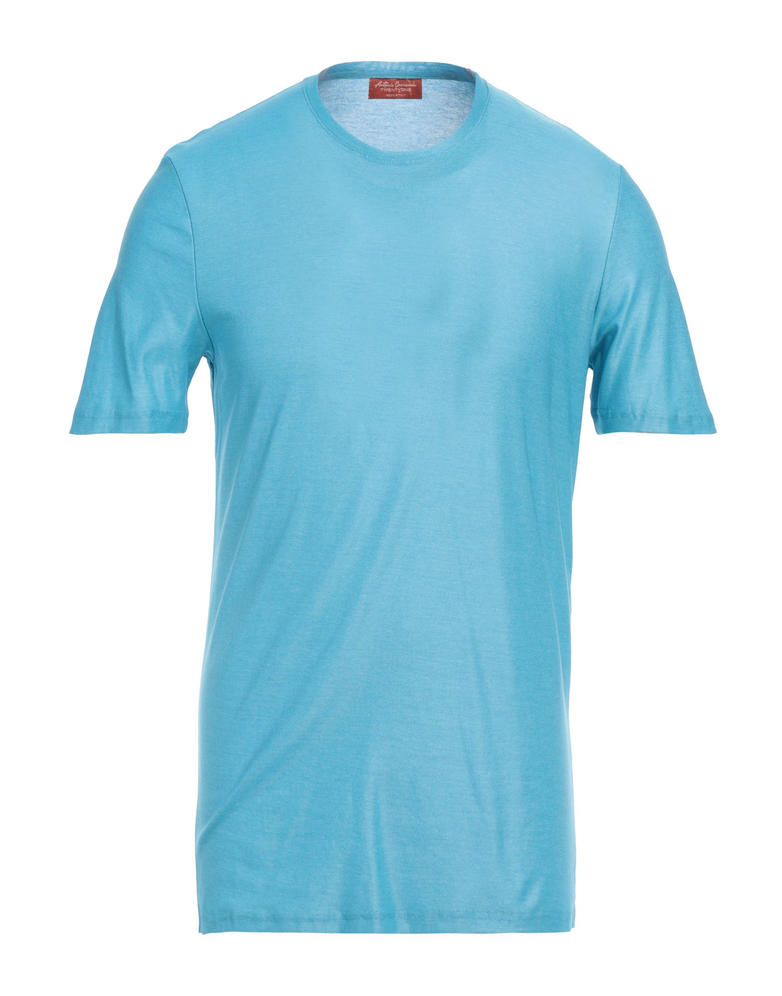 TWENTY-ONE by ANTONIO CARNEVALE T-shirts Herren Azurblau TWENTY-ONE by ANTONIO CARNEVALE T-shirts Herren Azurblau von TWENTY-ONE by ANTONIO CARNEVALE