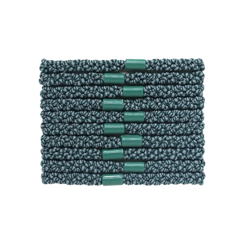 Bunte geflochtene Haargummis, elastische Pferdeschwanz-Halter für dickes, lockiges Haar, mehrfarbige Haarbänder für Damen und Mädchen von TWEW